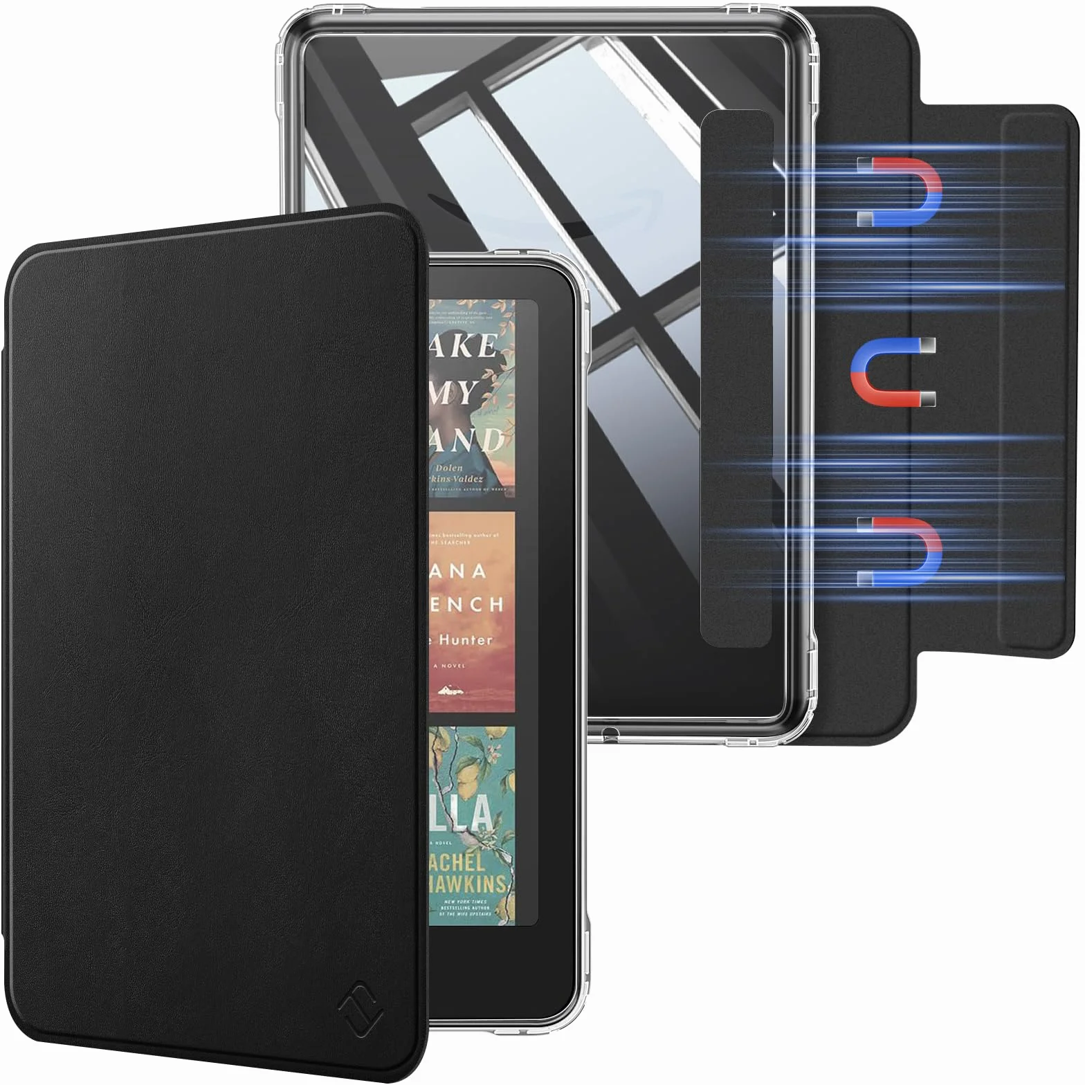 Fintie Etui magnetyczne do Kindle Paperwhite 12. generacji 2024, TPU odporne na uderzenia z automatycznym wygaszeniem