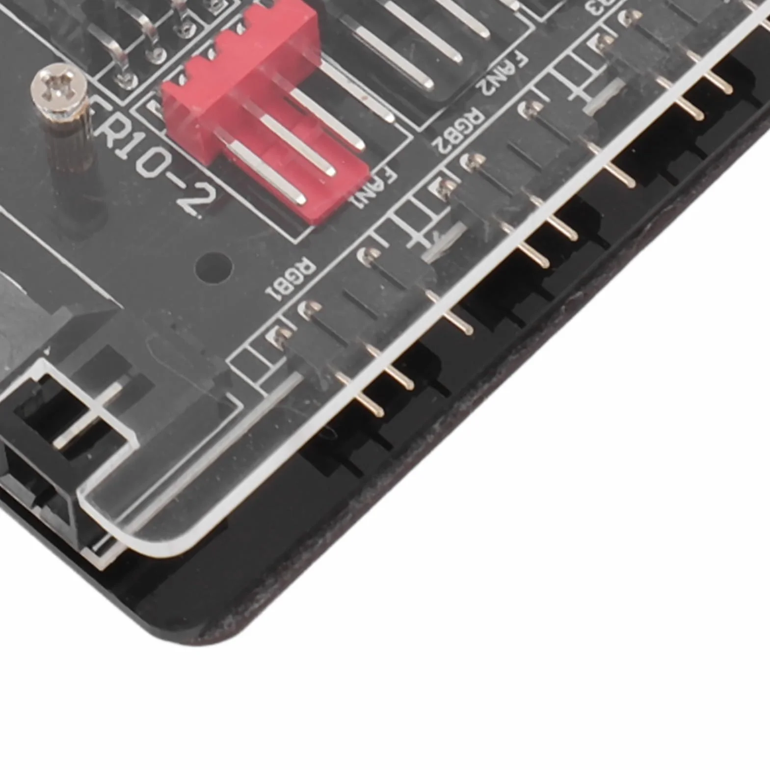 10-WAY ARGB PWM Fan Hub, 10 Zestawów Adresowalnych Wtyczek RGB 5V 3Pin, 4Pin PWM ARGB Hub Wentylatora Obudowy