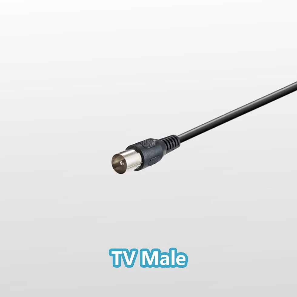 Vecys DVB-T HDTV FM UKW Antena Cyfrowa Wtyczka TV 2 dBi VHF/UHF Mini Antena TV Podstawa Magnetyczna Kabel 1.5 m Kompatybilna z Radiem FM DVB-T2 HDTV DTMB