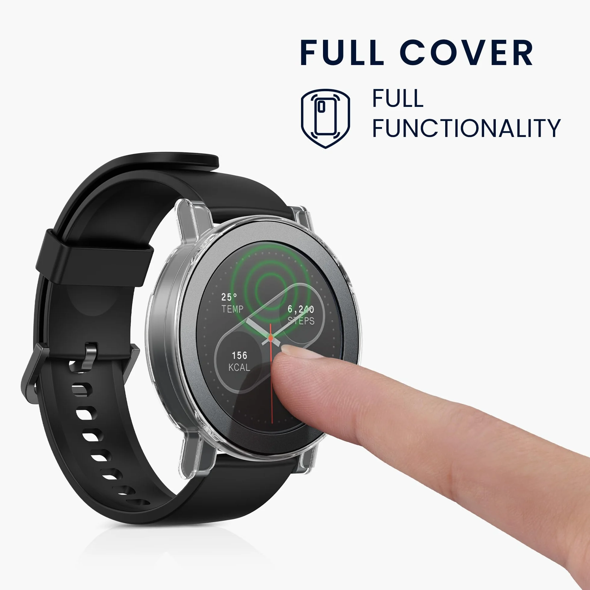 kwmobile 2 x osłona ekranu kompatybilna z CMF by Nothing Watch Pro 2 (D398) - Etui