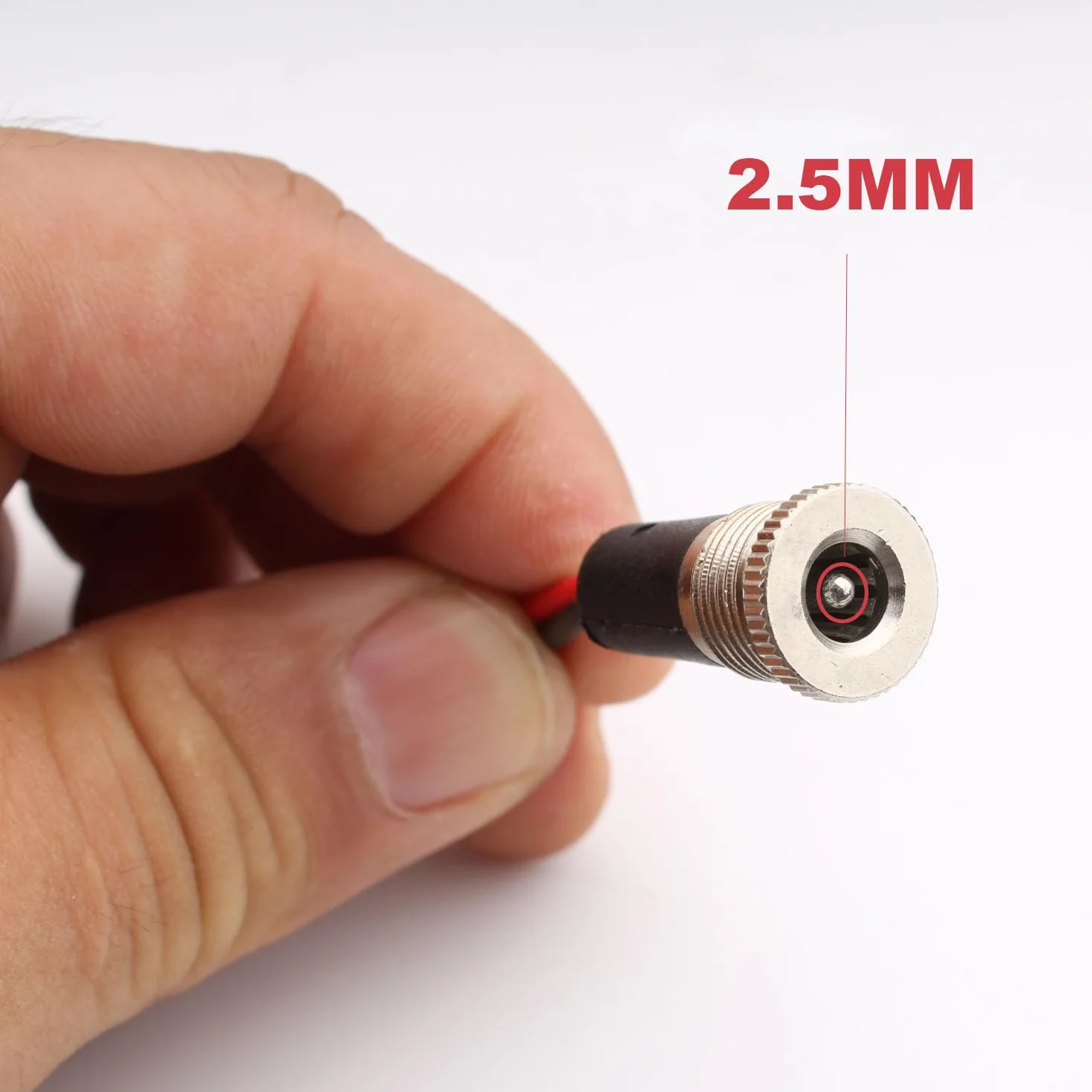 RUNCCI-YUN 5-pak 5,5 x 2,5 mm 10 A gniazdo zasilania DC, gniazdo baryłkowe 12 V DC, mocowanie panelowe, adapter złącza żeńskiego z wodoodporną osłoną