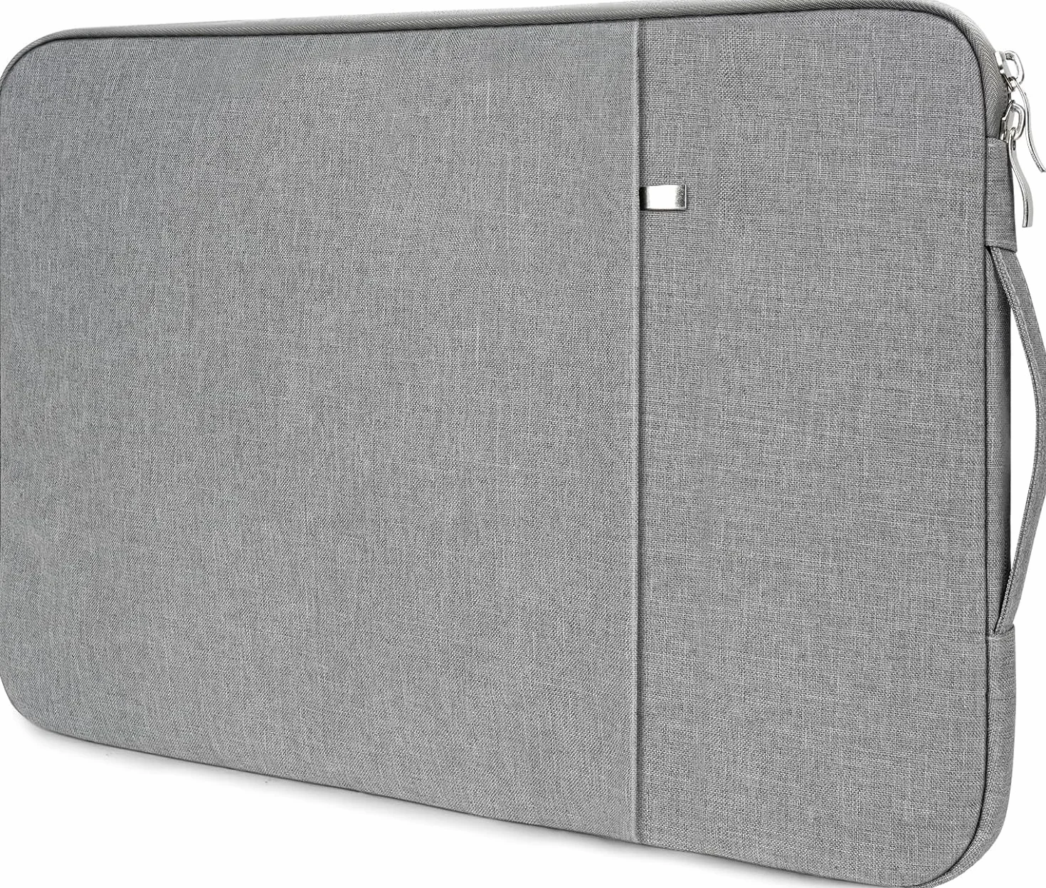 Flintronic Pokrowiec na laptopa 13 cali, wodoodporny pokrowiec na laptopa, przenośna męska torba na laptopa z kieszeniami i przegródkami, kompatybilna z MacBook, Asus, Dell, HUAWEI 13 cali (jasnoszary