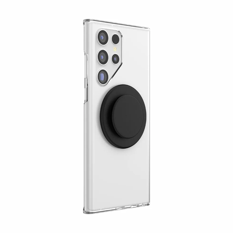PopSockets: Pierścień Adaptera do MagSafe - Przyklejany Magnetyczny Pierścień Adaptera do iPhone (iPhone z serii 11 i Starszych) Niezgodnych z MagSafe Lub Telefonów z Android - Black