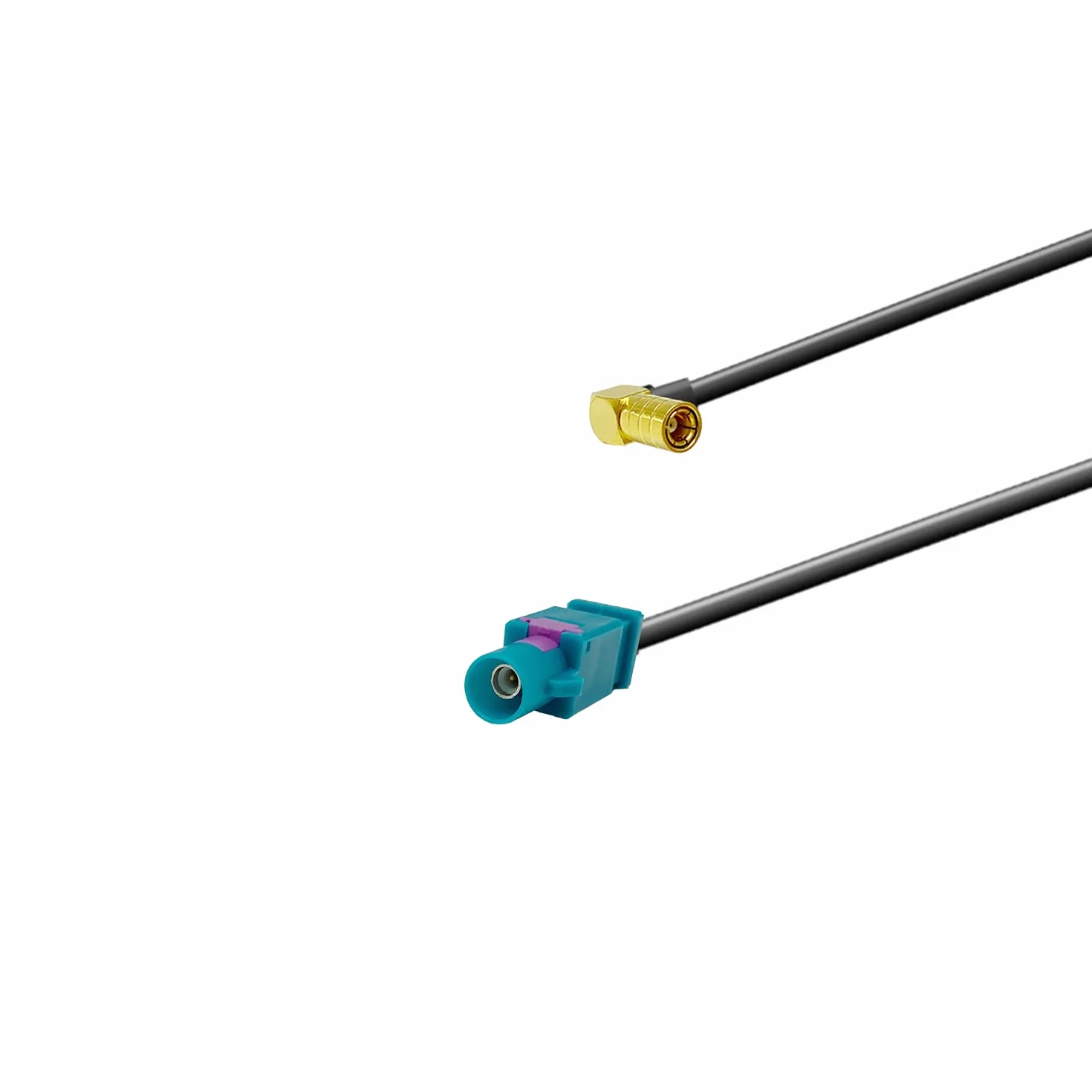 Vecys DAB Antena SMB do Fakra Kabel 30 cm 11.8 cala Kabel Przedłużający Universe Wtyczka FAKRA do Gniazda SMB Adapter Anteny RG174 Typ Z do DAB + FM Uniwersalne Anteny GPS System