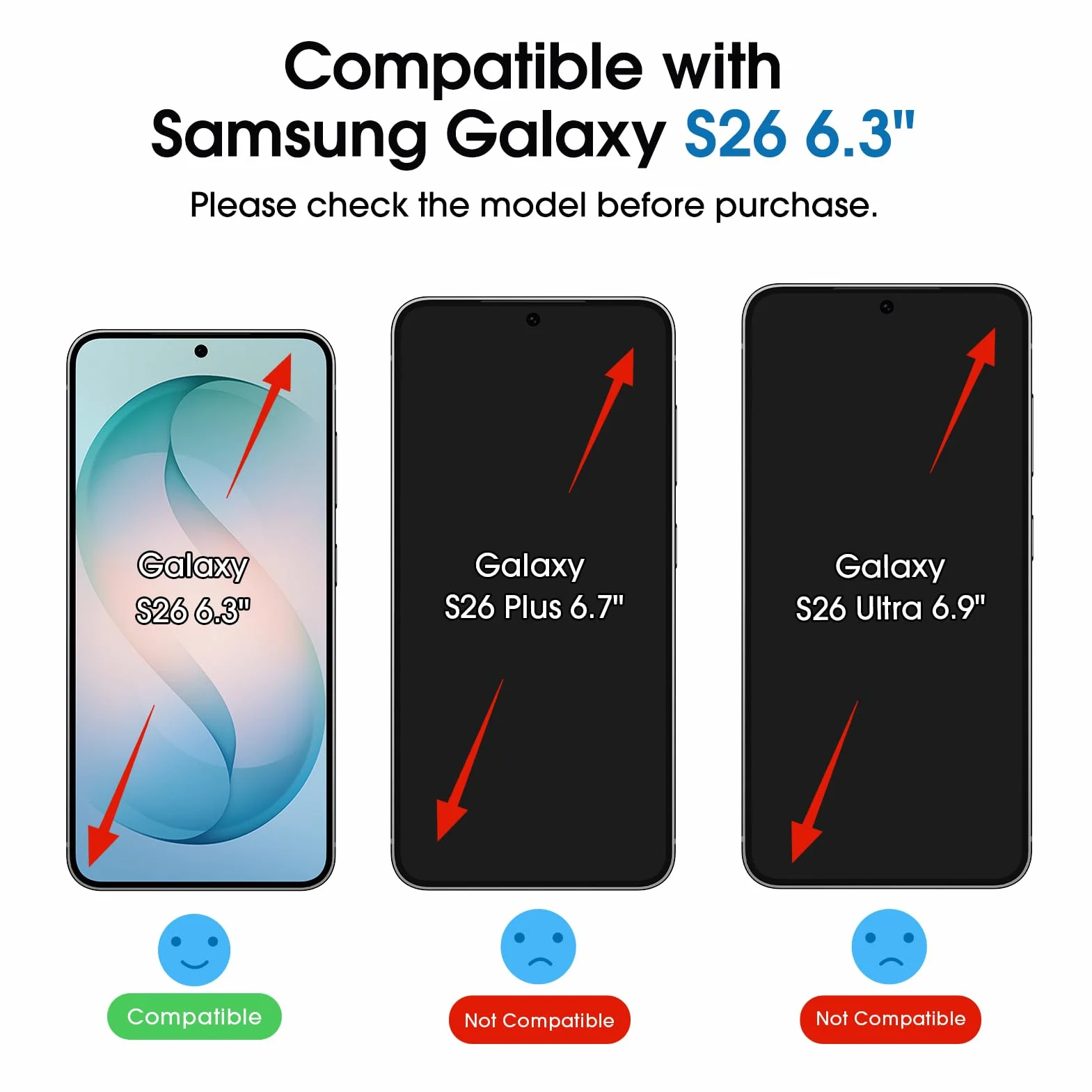 amFilm Pakiet 2+2 Zabezpieczenie Ekranu OneTouch do Samsung Galaxy S26 5G, Twardość 9H z Ochroną Obiektywu Aparatu ze Szkła Hartowanego, łatwa Instalacja i bez Pęcherzyków Powietrza