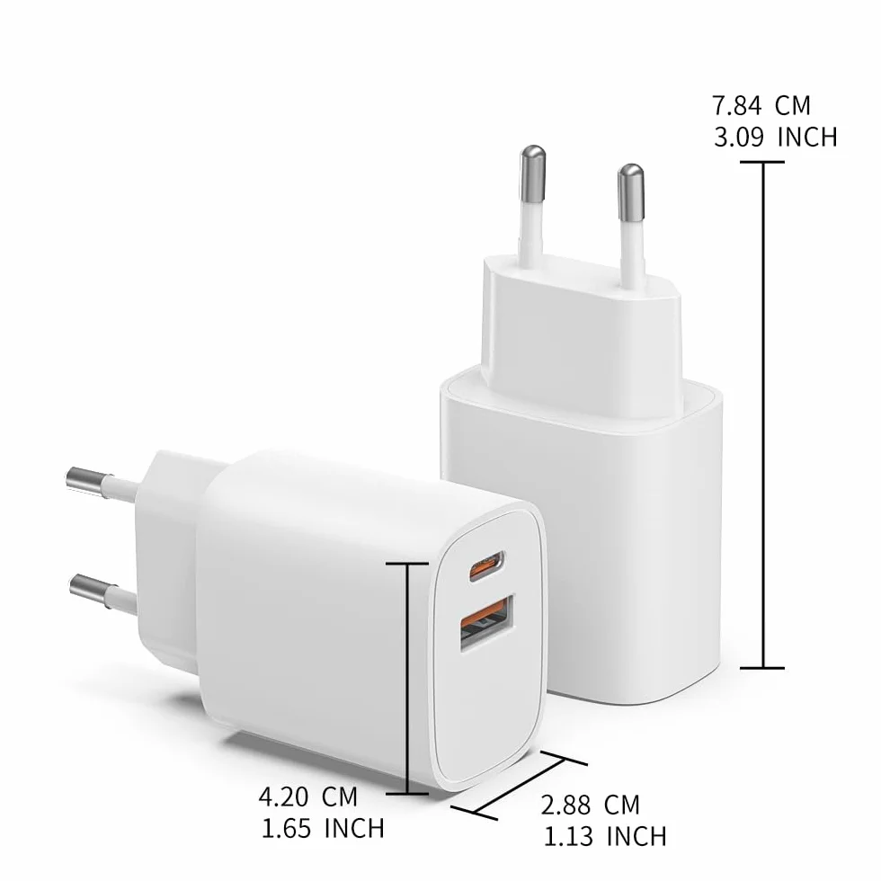 Ładowarka USB C 30W PD 3.0 Szybka do iPhone 17/16 Pro/16 Pro Max/15/14/13/12/11 iPad Samsung