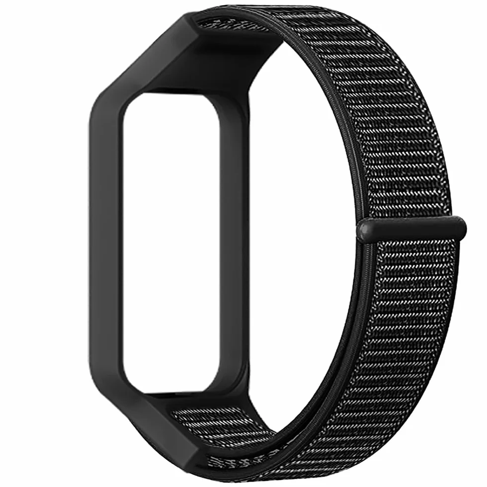 Oddychający Sport Pasek do Xiaomi Smart Band 9 Active, Nylon Paski Bransoletka Pasek Zegarka do Redmi Smart Band 3