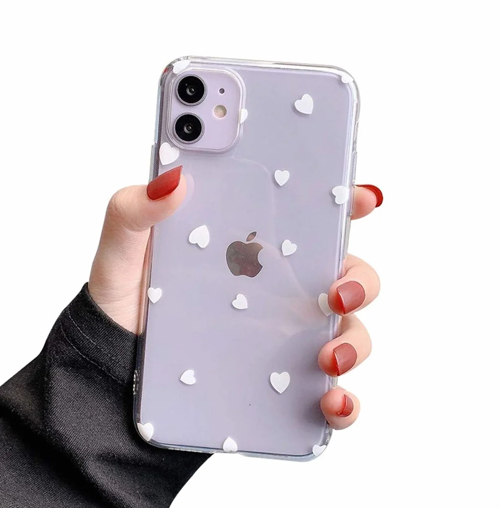 Etui na telefon komórkowy iPhone 11 Crystal Clear etui na telefon komórkowy iPhone 11, modne, szykowne, ultracienkie, silikonowe, odporne na uderzenia, zarysowania, etui ochronne do iPhone 11 Slim Case Cover