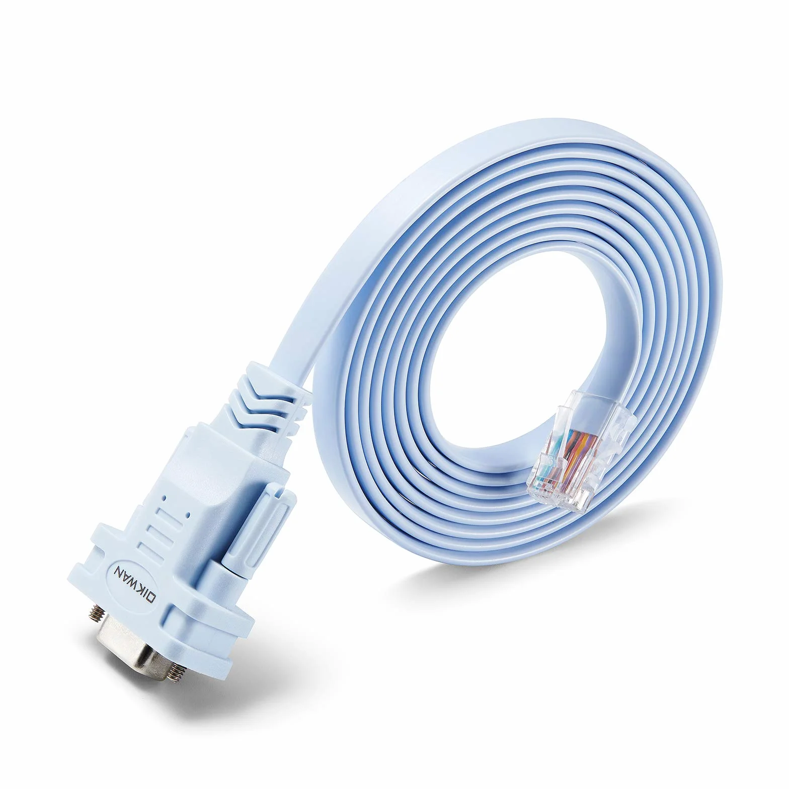 Kabel konsoli DB9 do RJ45, kompatybilny z Cisco Router Switch CAB-CONSOLE-RJ45