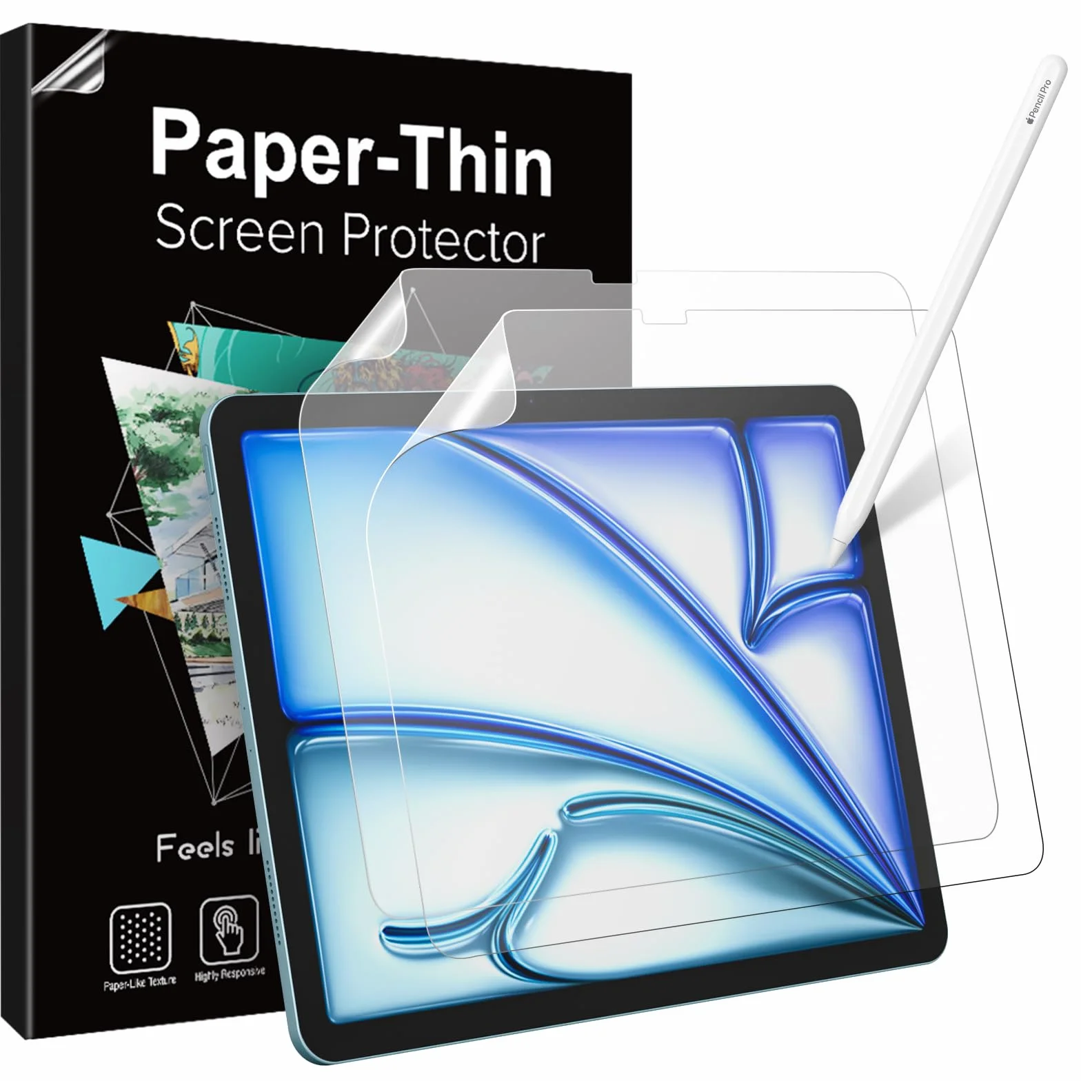 TiMOVO 2-Pack Matowa Folia Ochronna na ekran PET kompatybilny z iPad Air 11 Inch (M4/M3/M2-2026/2025/2024)
