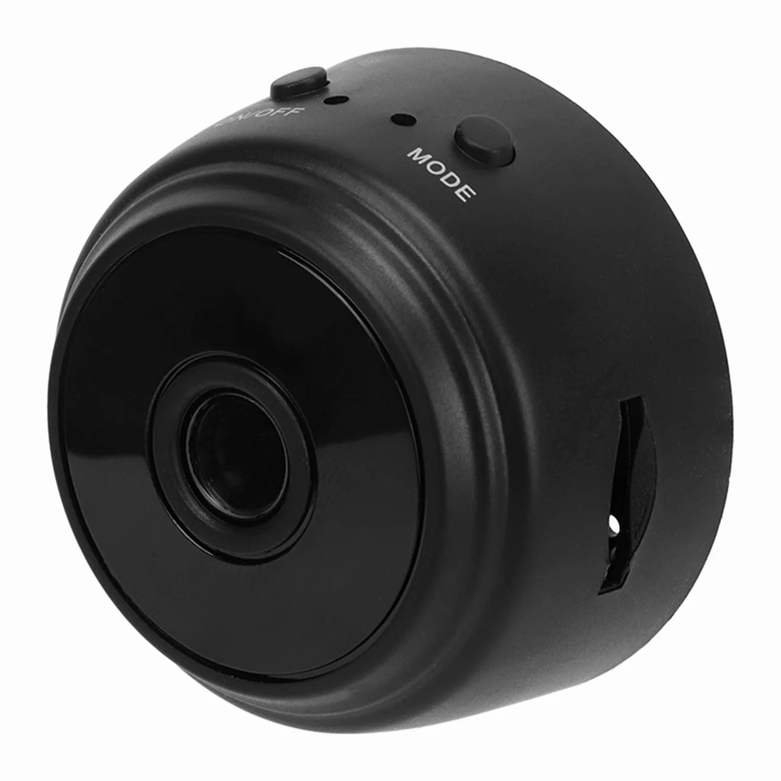Mini Security Camera z Magnetycznym Plecy, Bezprzewodowa Kamera HD 1080P do Bezpieczeństwa Wewnętrznego i Zewnętrznego, Mała Kamera Niania dla Zwierzaka, Dziecka, Domu (BLACK)