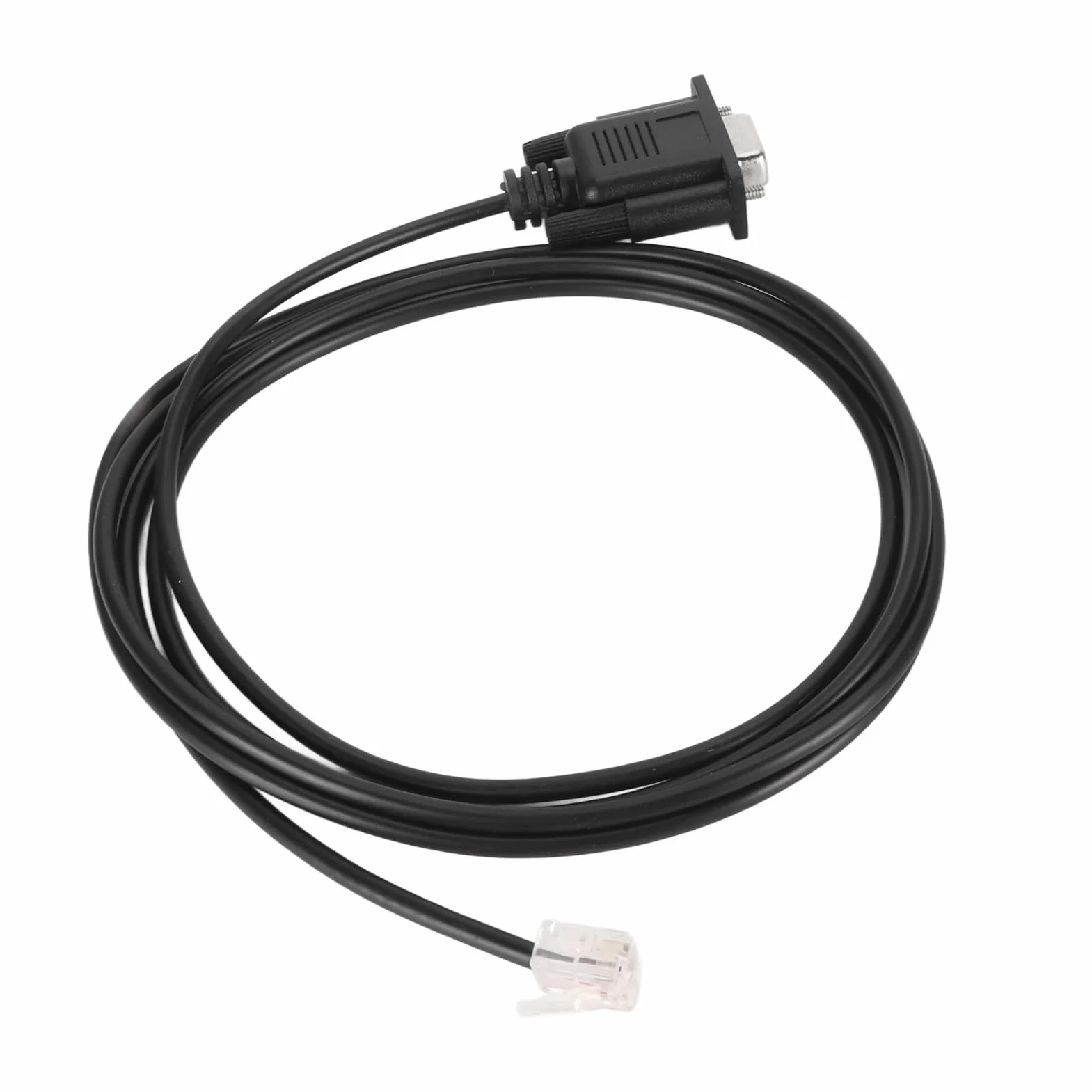 RS232 DB9Pin żeński do RJ11 RJ12 6P6C LAN kabel do konsoli szeregowej, Plug and Play, 1,8 m