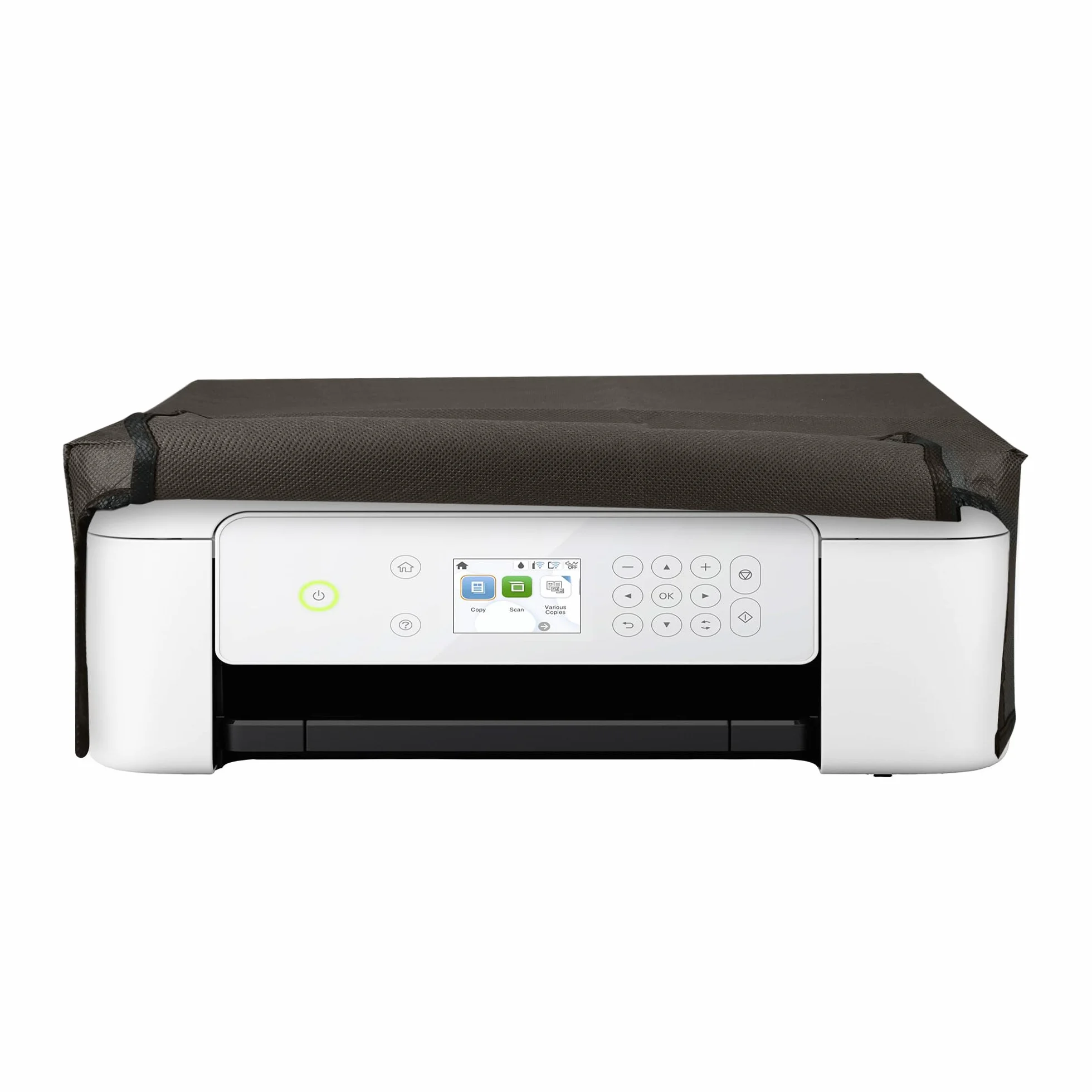 kwmobile Osłona przeciwpyłowa do Epson Expression Home XP-4205, pokrowiec ochronny z tkaniny, ciemnoszary