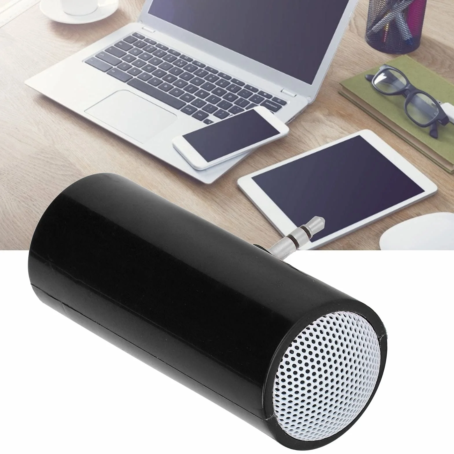 Przenośny Bezprzewodowy Głośnik Stereo 3,5 mm HD Czarny