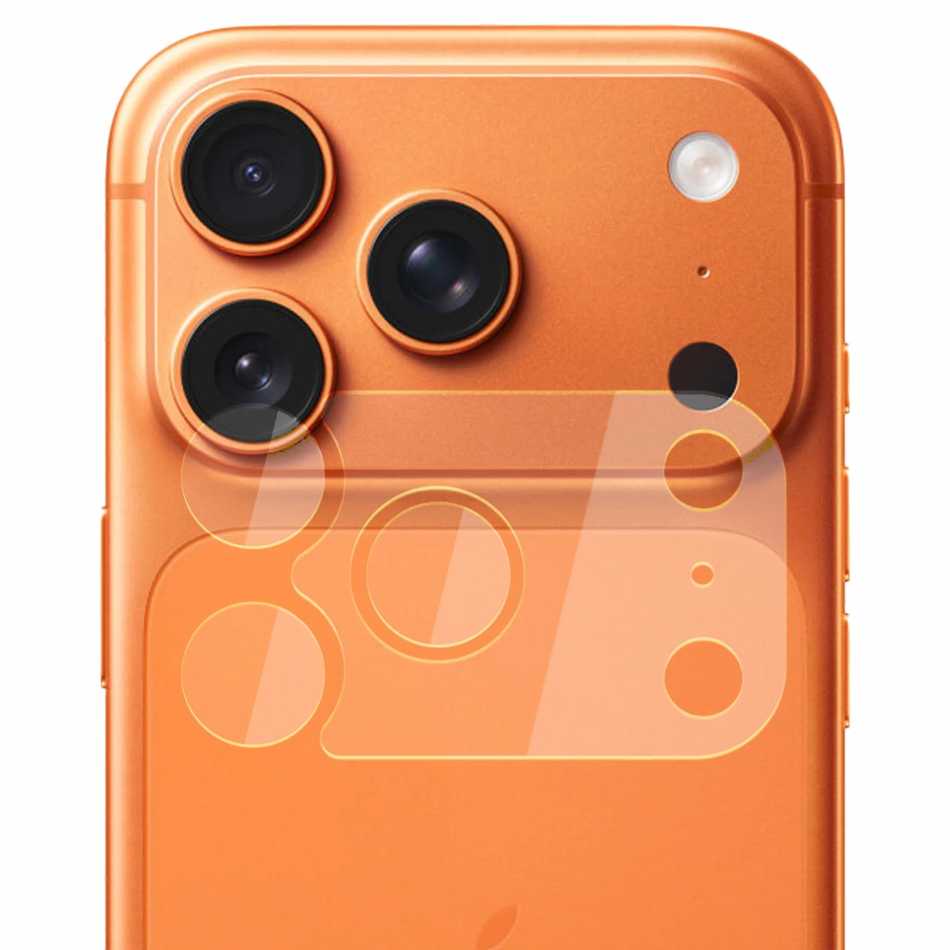 3mk Fusion Lens Protection Szkło Hybrydowe na Obiektyw do Apple iPhone 17 Pro, Ochrona Soczewki, Bez Utraty Jakości Zdjęć, Niewidoczne
