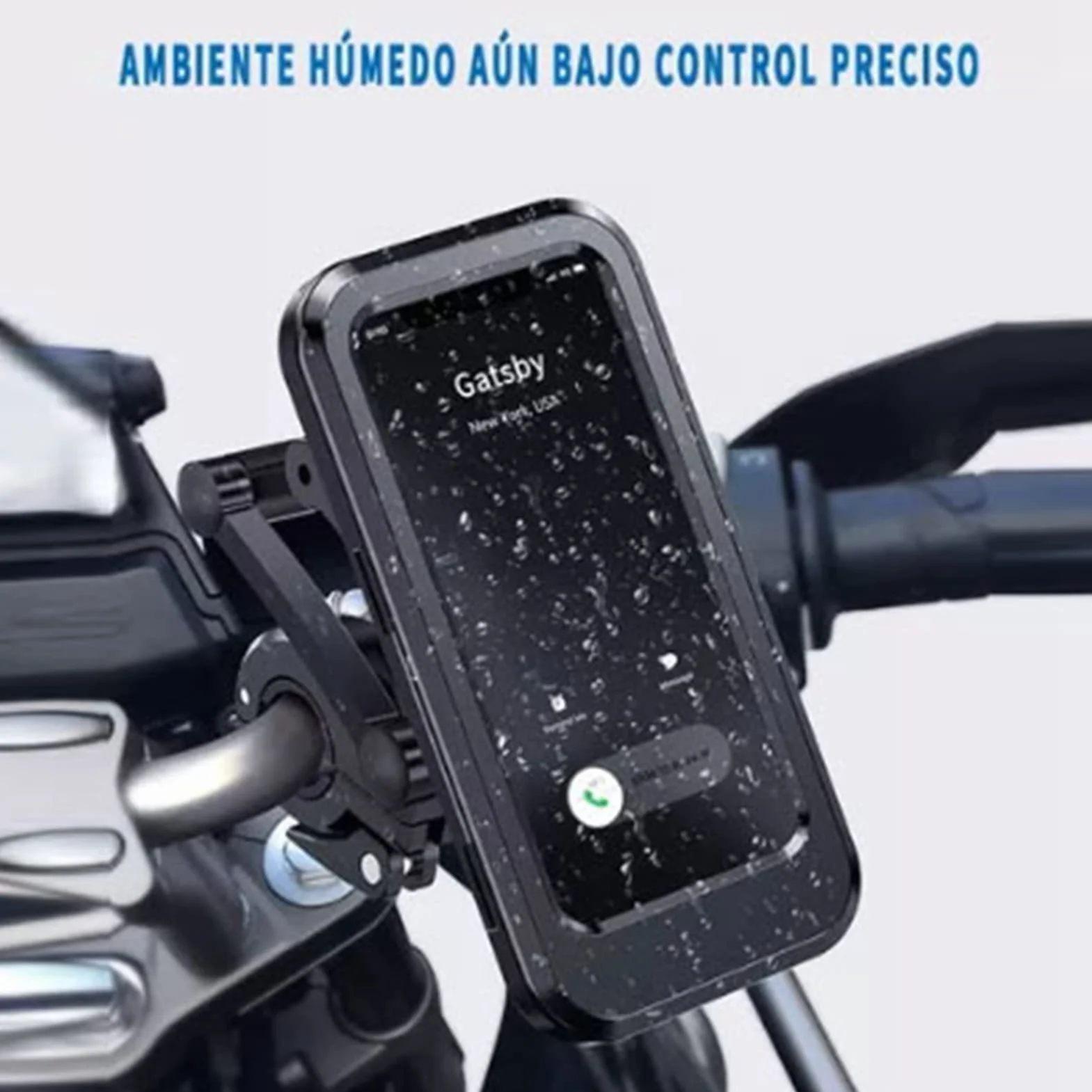 Motocyklowy uchwyt na telefon wodoodporny obrót 360° z ekranem dotykowym