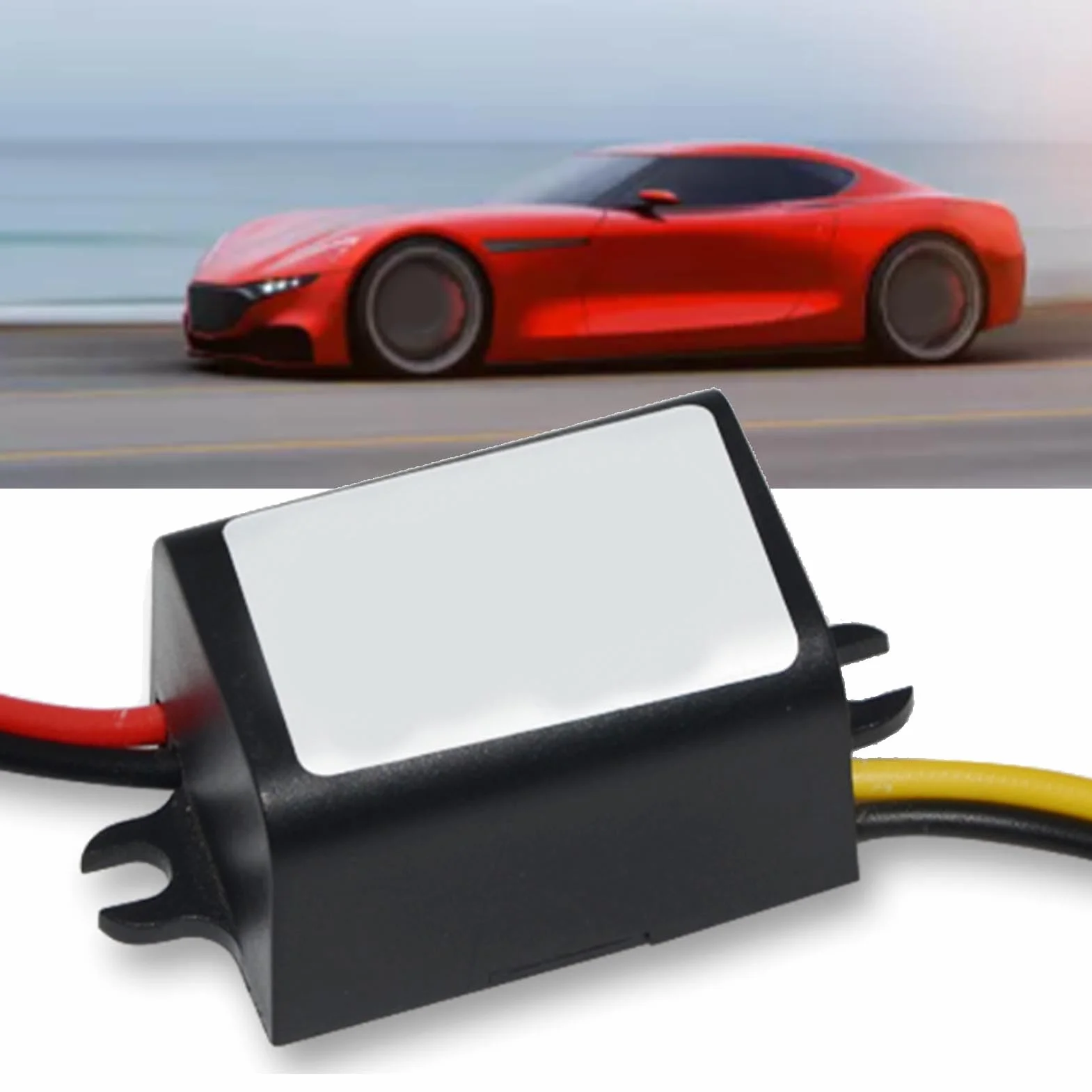 Przetwornica obniżająca napięcie DC-DC 12 V na 6 V, moduł transformujący napięcie z wyjściem 3A, przetwornica mocy do samochodu, stabilizator napięcia dla urządzeń elektronicznych
