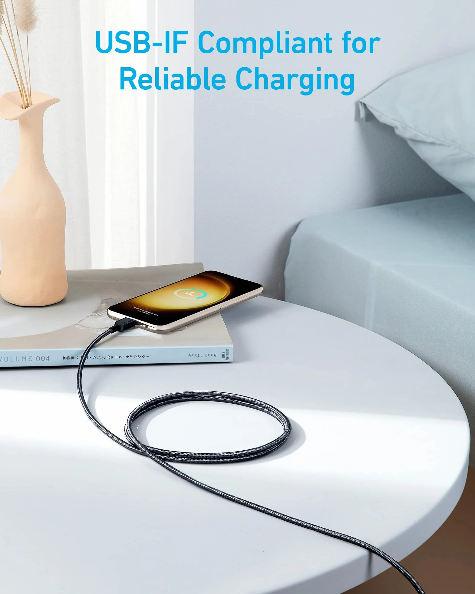 Anker Kabel USB C, 310 kabel USB C na USB C (1,8 m, 2 szt.), 60 W / 3 A, kabel do szybkiego ładowania do iPhone'a serii 17/16, iPada, MacBooka Pro/Air, Samsung, Huawei, Xiaomi, Vivo, Oppo (USB 2.0