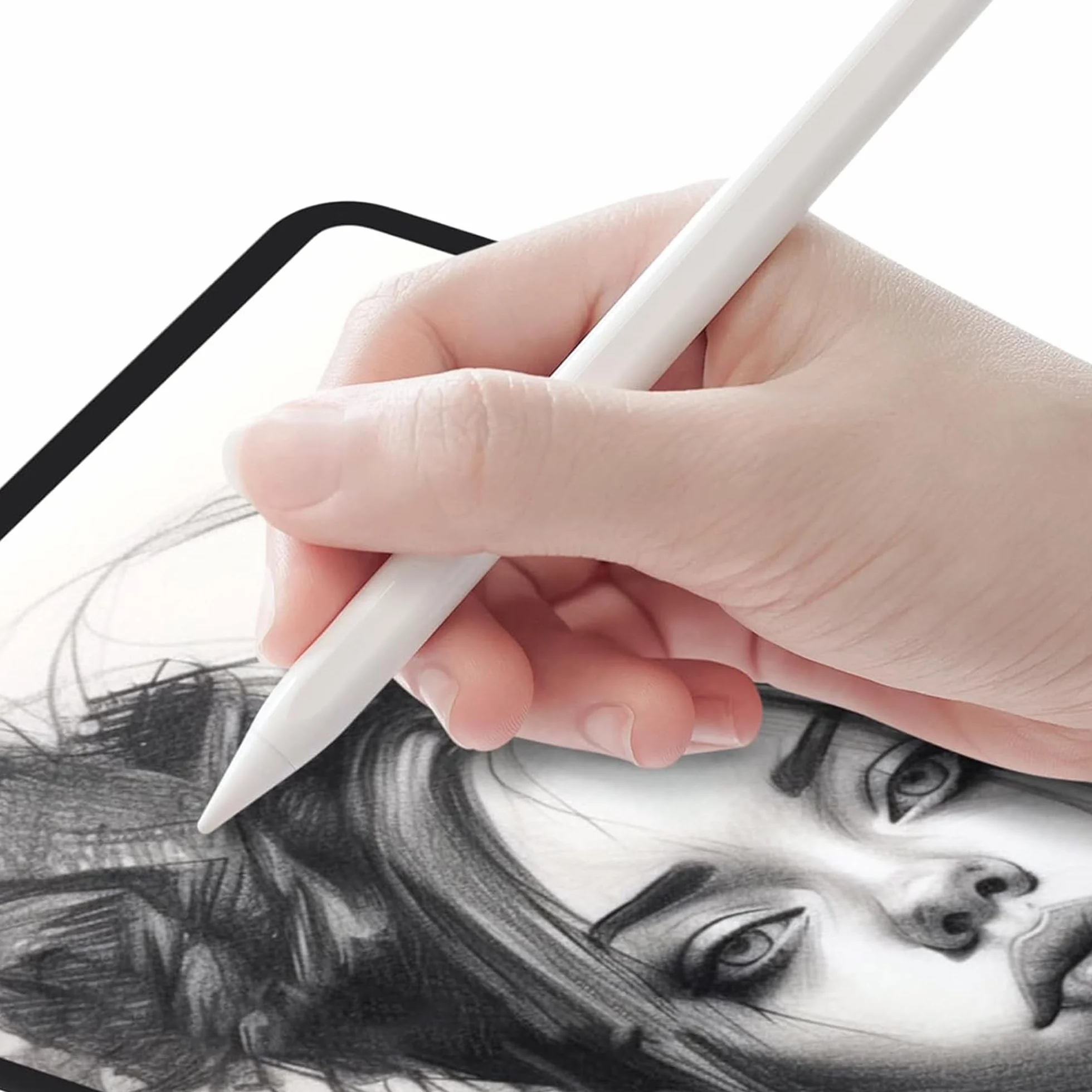 Końcówki wymienne do Apple Pencil, trwałe końcówki do Apple Pencil 1./2. generacji, z pudełkiem do przechowywania, 4 końcówki wymienne do Apple Pencil Tips