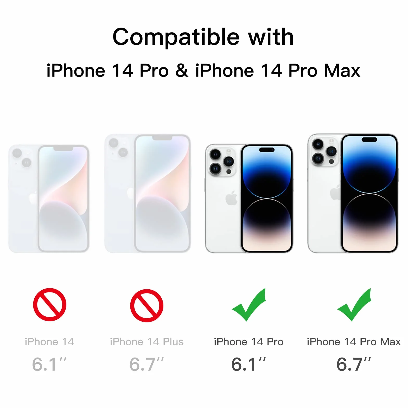 JETech Osłona Obiektywu Aparatu dla iPhone 14 Pro 6,1 Cala i iPhone 14 Pro Max 6,7 Cala, 9H Szkło Hartowane, Anti-Zarysowania, Etui Przyjazny, Ultra HD Wyraźny, 3 Sztuka