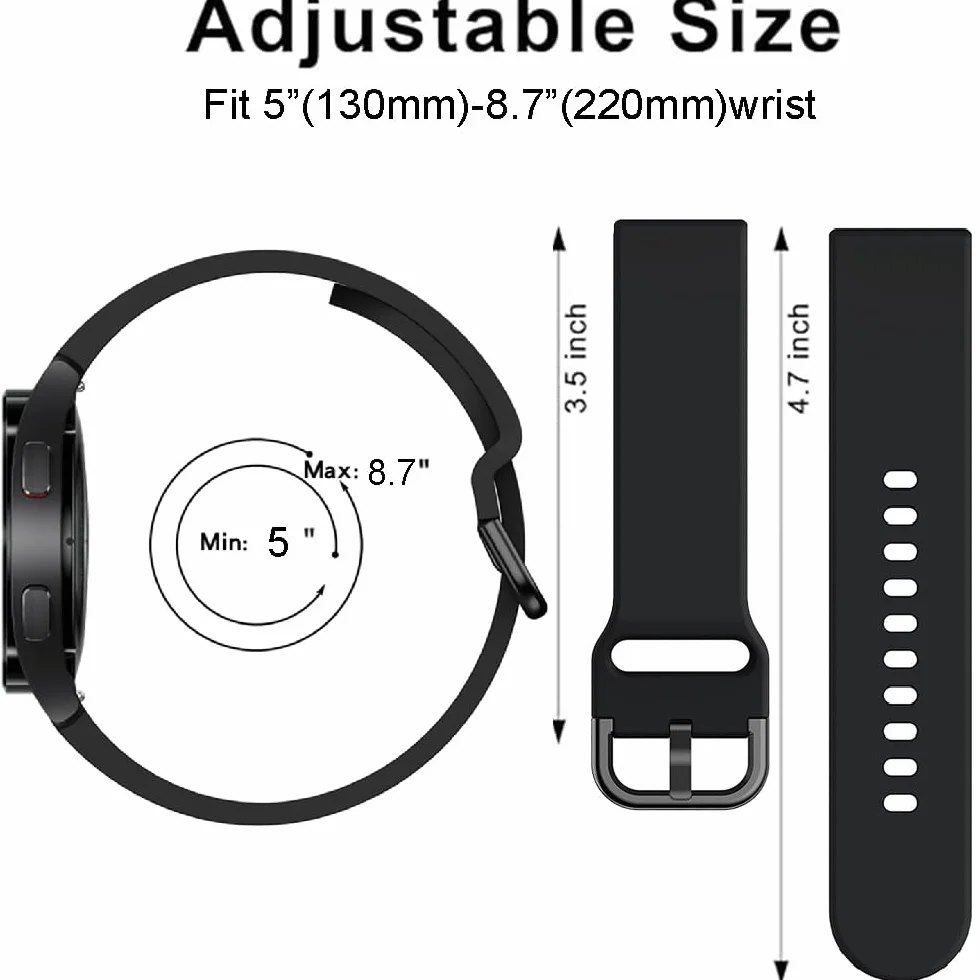 Pasek do Zegarka Garmin Venu 4 45mm Vivoactive 4 22mm Sport Forerunner 570 47mm 970 255 265 Music
