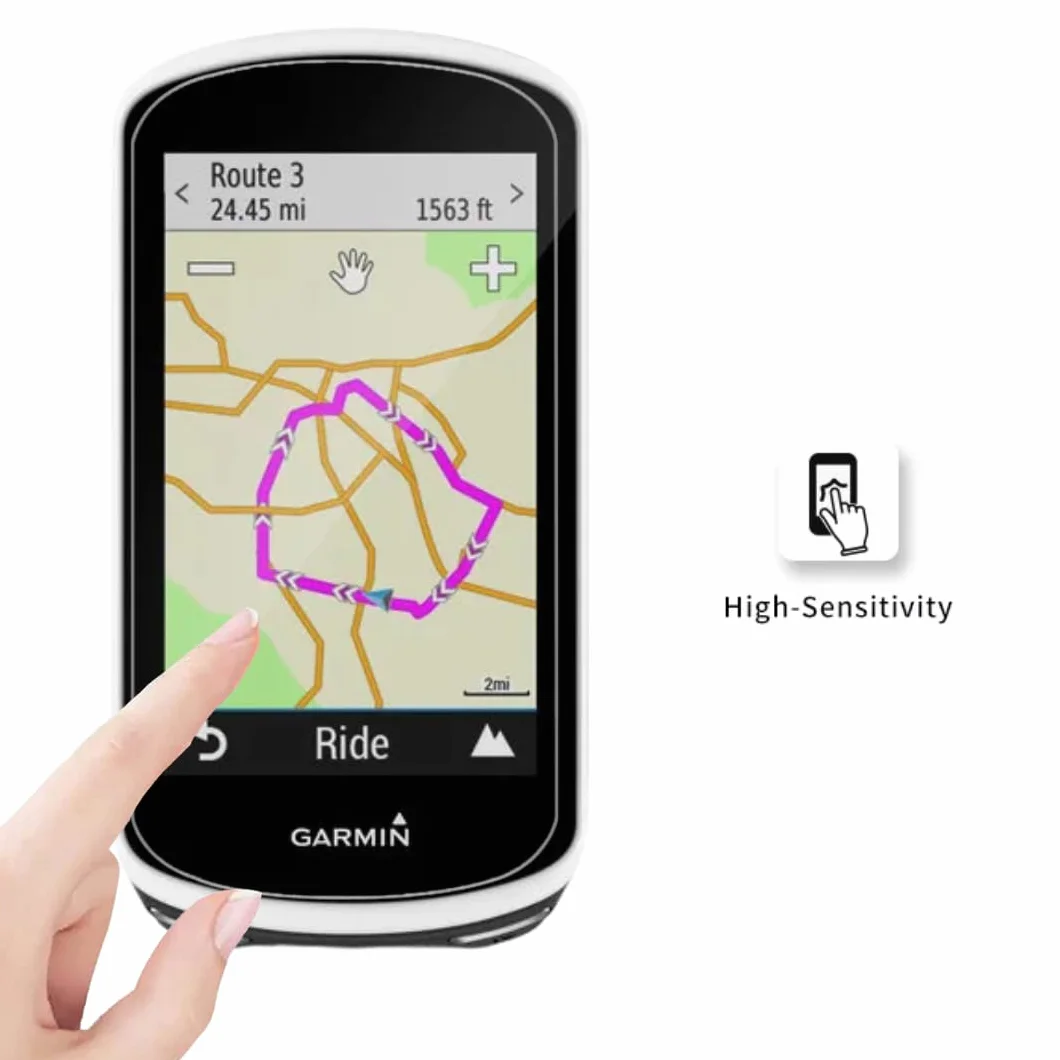 PHONILLICO Szkło hartowane do Garmin Edge 1030 / Edge 1030 Plus Pakiet 2