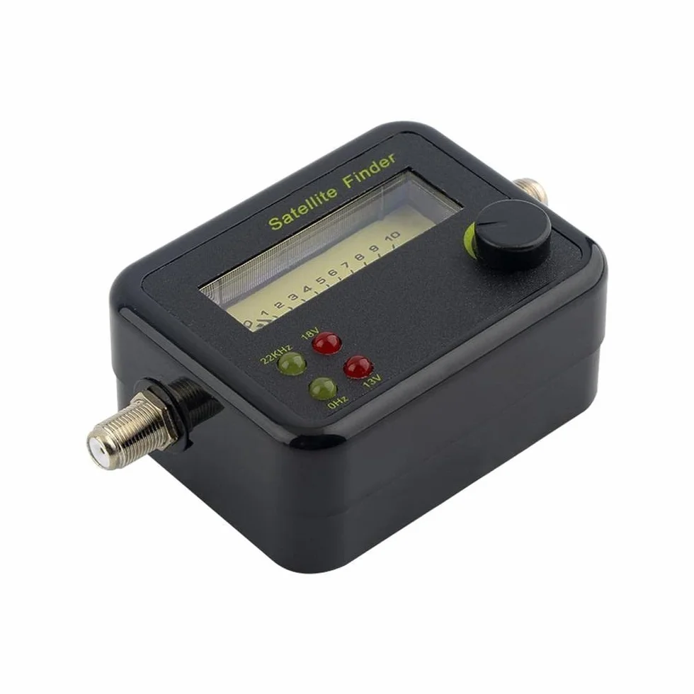 DollaTek Mini cyfrowy wy?wietlacz LCD z tworzywa sztucznego cyfrowy wy?wietlacz LCD czujnik sygna?u satelitarnego tester czarny