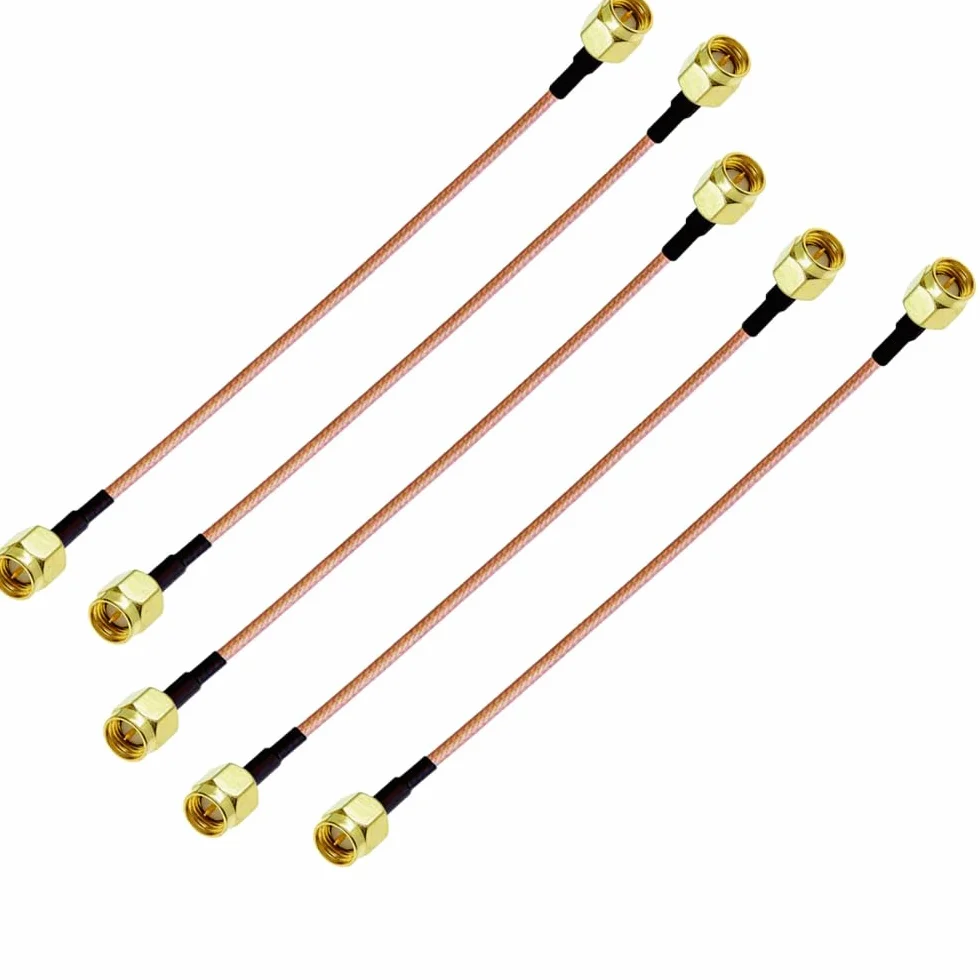 DollaTek RG316 mostek druciany kabel koncentryczny SMA 20 cm 7,8 cala