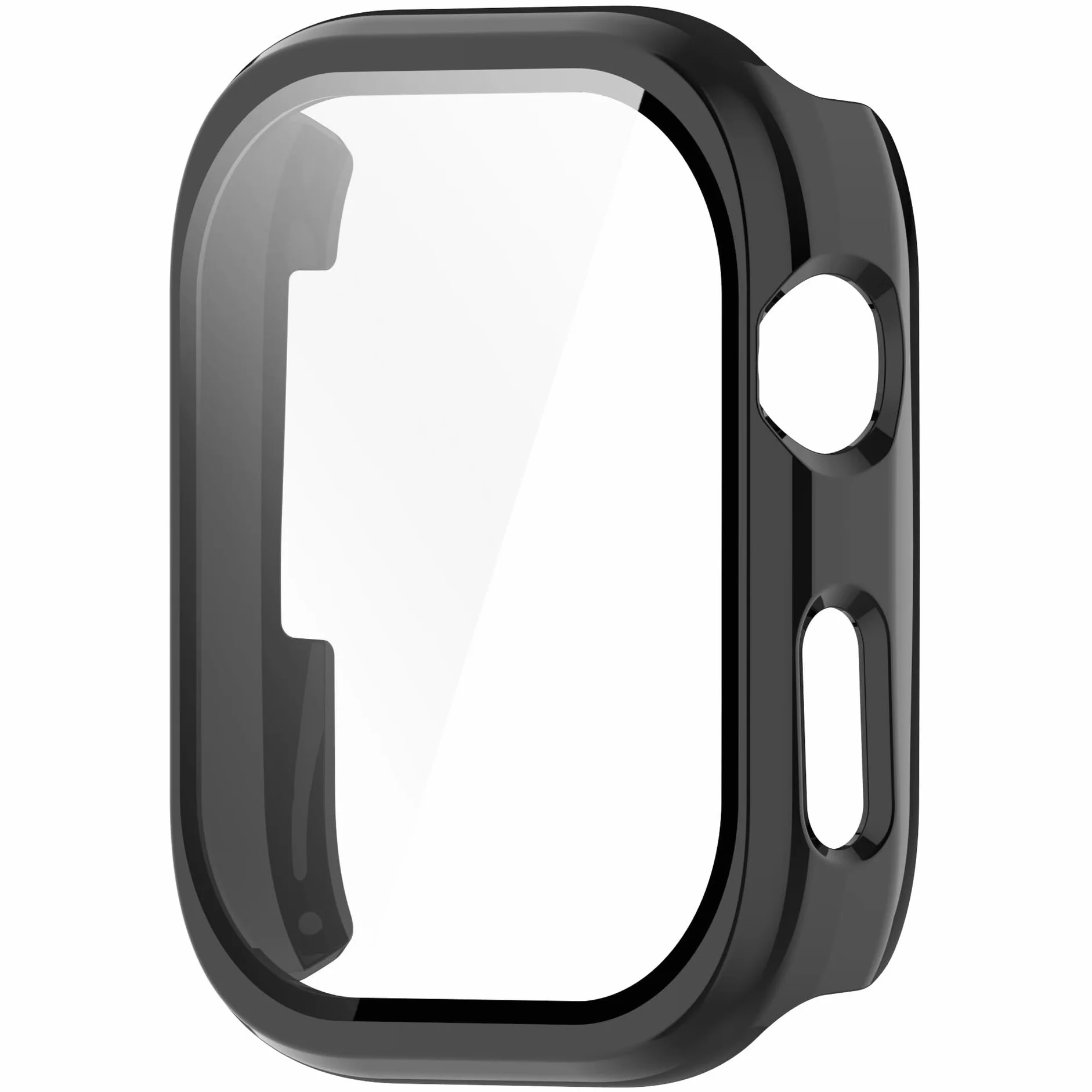 FTRONGRT Etui kompatybilne z Huawei Watch D2, PC + folia hartowana na ekran, odporne na zarysowania, kompleksowe etui do zegarka Huawei Watch D2, czarne
