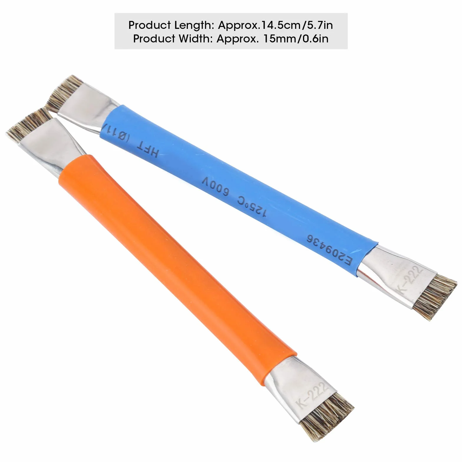Szczotka Antystatyczna z Podwójną Główką do Czyszczenia Płyty Głównej Telefonu, 2 Ergonomiczne Szczotki do Elektroniki