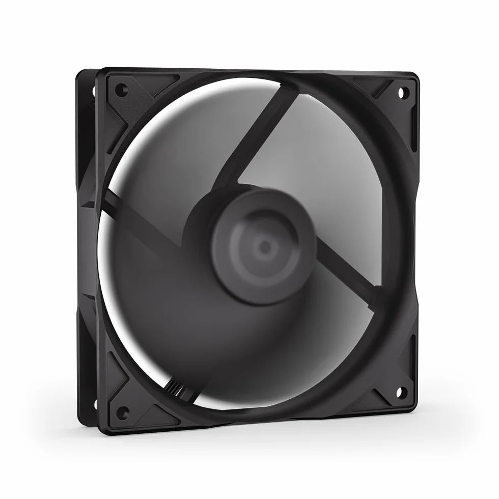 ENDORFY Stratus 120 PWM Wentylator PC 120 mm, Cichy Wentylator PWM, Łożysko FDB, Fan Stop, 1400 RPM, Chłodzenie Obudowy i Radiatorów, Czarny