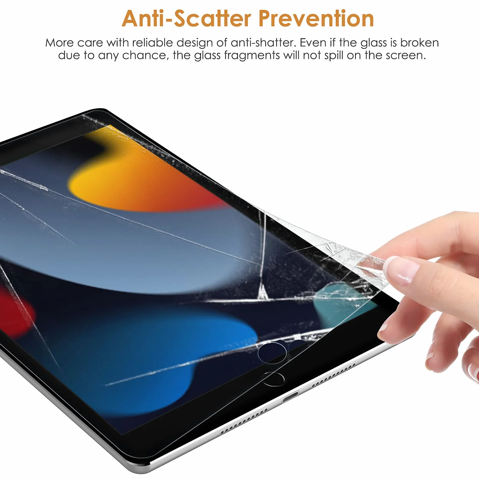 Hianjoo Folia ochronna kompatybilna z iPad 10,2 cala 9. generacji, 8. generacji, 7. generacji, 2 sztuki, ochrona wyświetlacza kompatybilna z iPad 10,2" (model 2021/2020/2019), odporna na zarysowania, bez pęcherzyków powietrza, twardość 9H