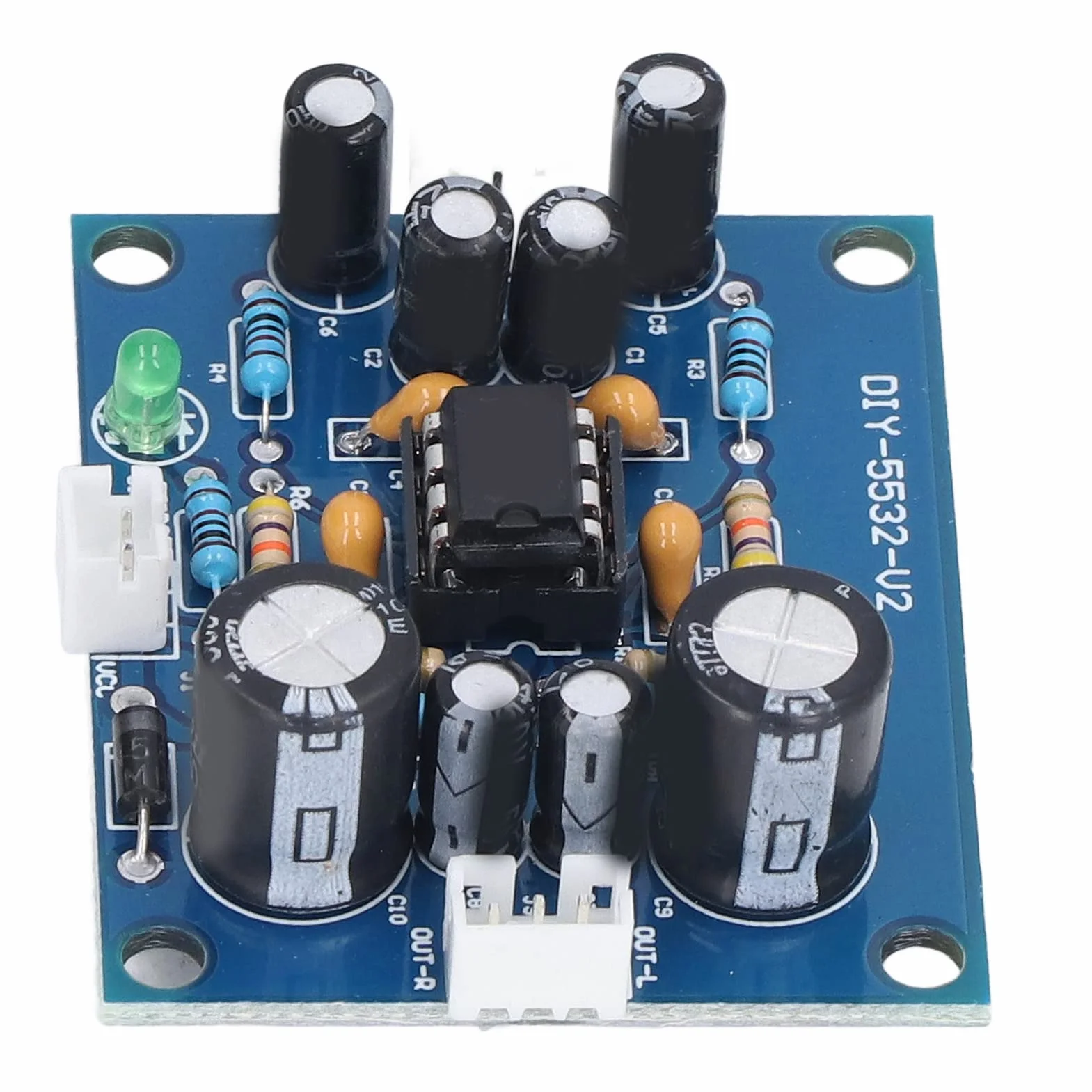 Przedwzmacniacz Stereofoniczny Przedwzmacniacz Tablica Dźwiękowa Audio Pojedynczy Panel Przedni Podwójne Panele Moduł Przedwzmacniacza 12 do 35V