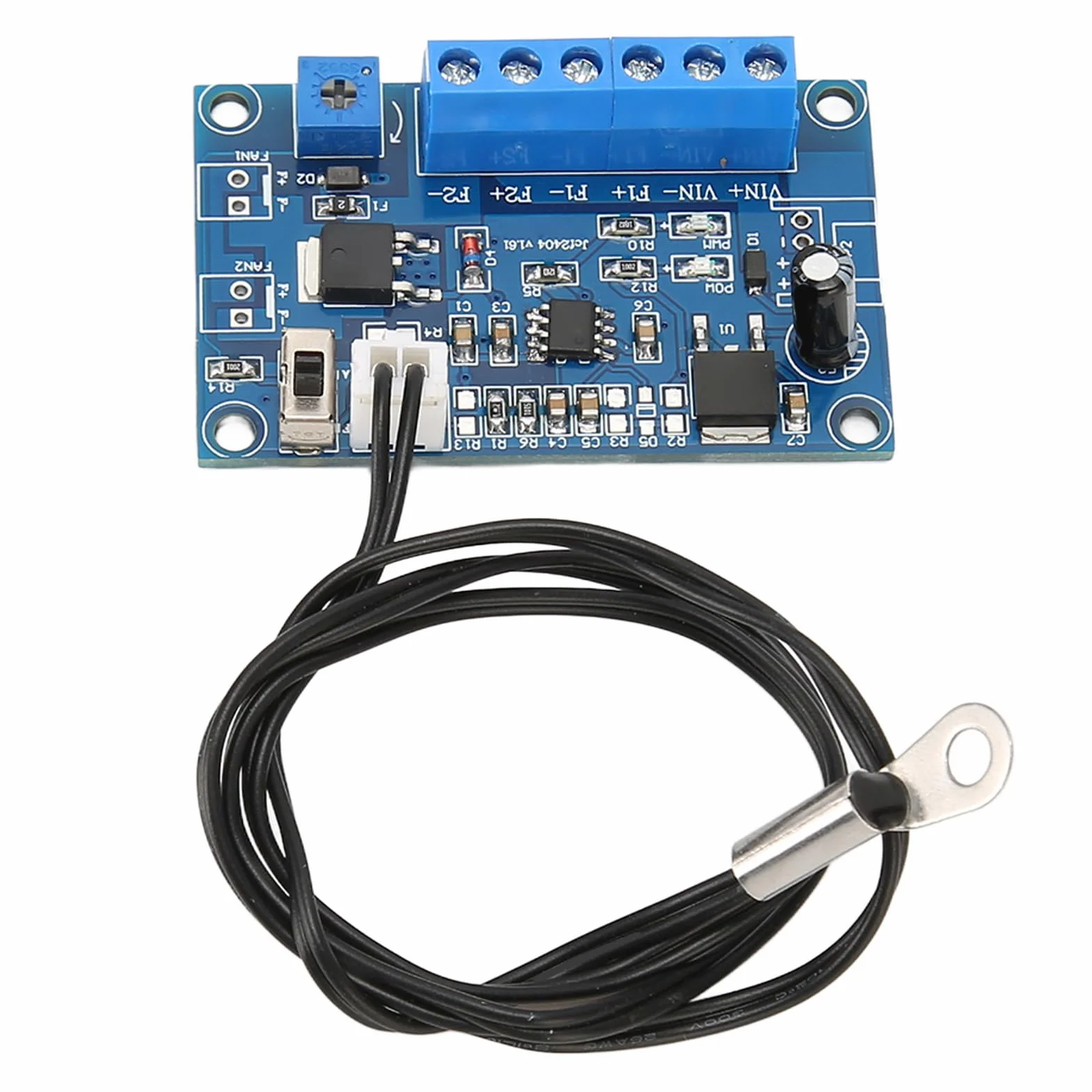 Regulator Prędkości Wentylatora PWM 12V 24V, Kabel 19,7 Cala do Komputera
