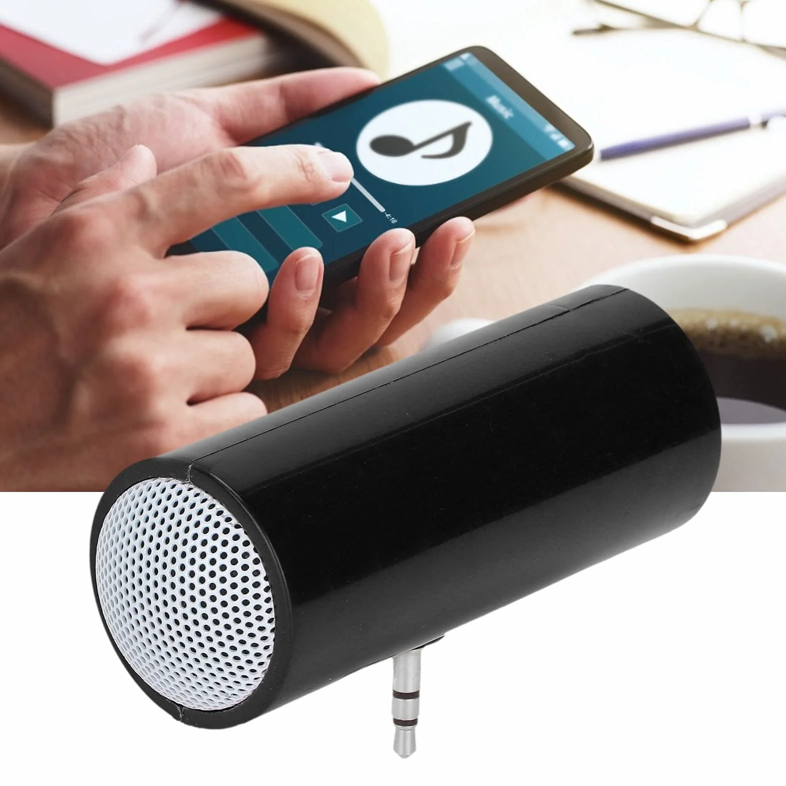 Przenośny Bezprzewodowy Głośnik Stereo 3,5 mm HD Czarny