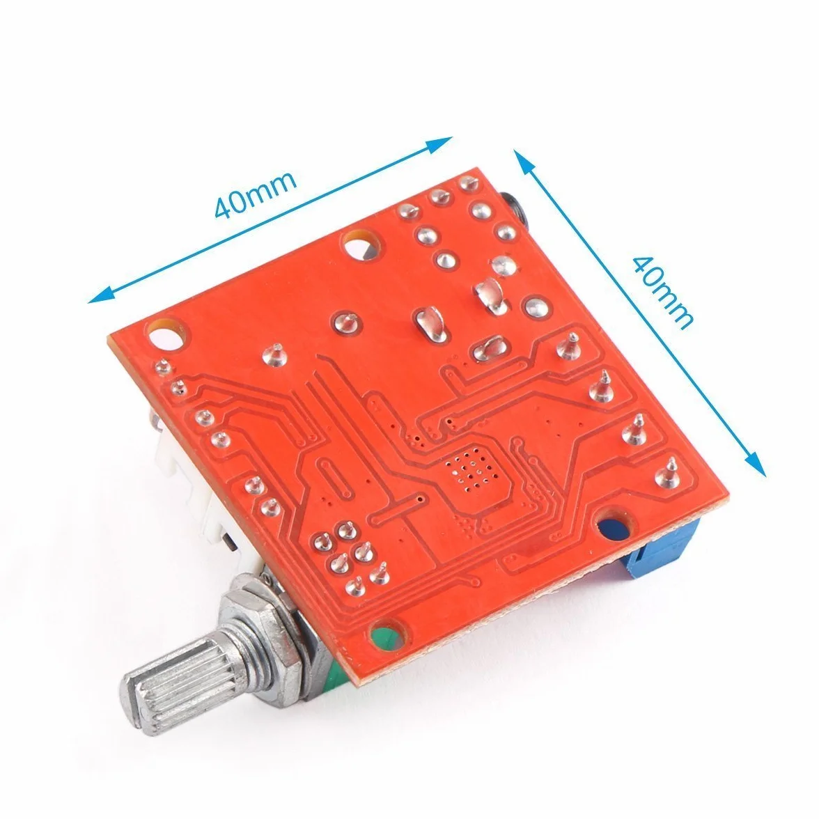 DollaTek Mini 2.0 Hi-Fi Elektroniczny Wzmacniacz Audio Stereo 10W+10W 2-Kanałowy Moduł Wzmacniacza Cyfrowego Klasy D DC 12V