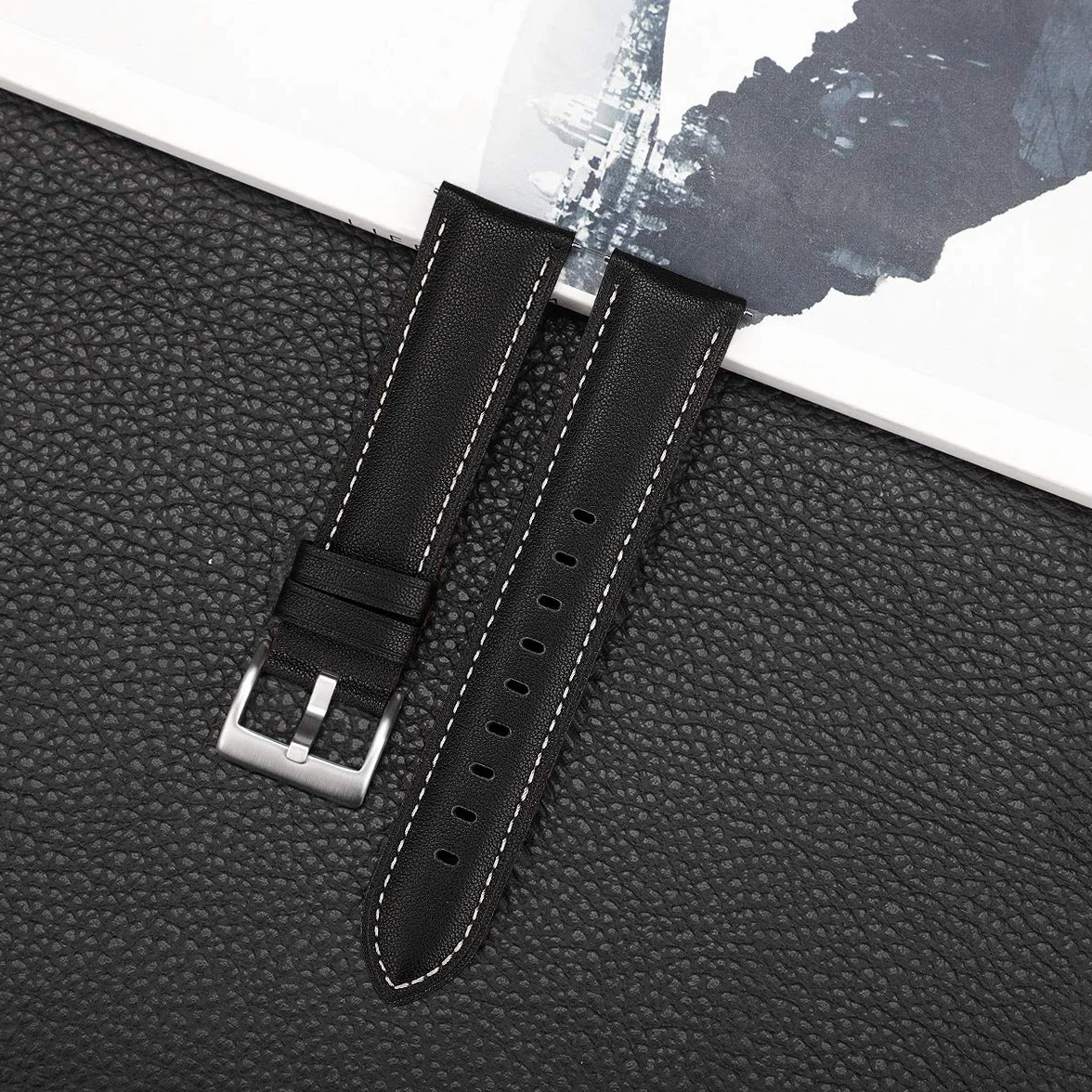 INF Pasek do zegarka kompatybilny z Samsung Galaxy Watch 3 45mm, regulowany pasek na nadgarstek dla mężczyzn i kobiet, kolor czarny