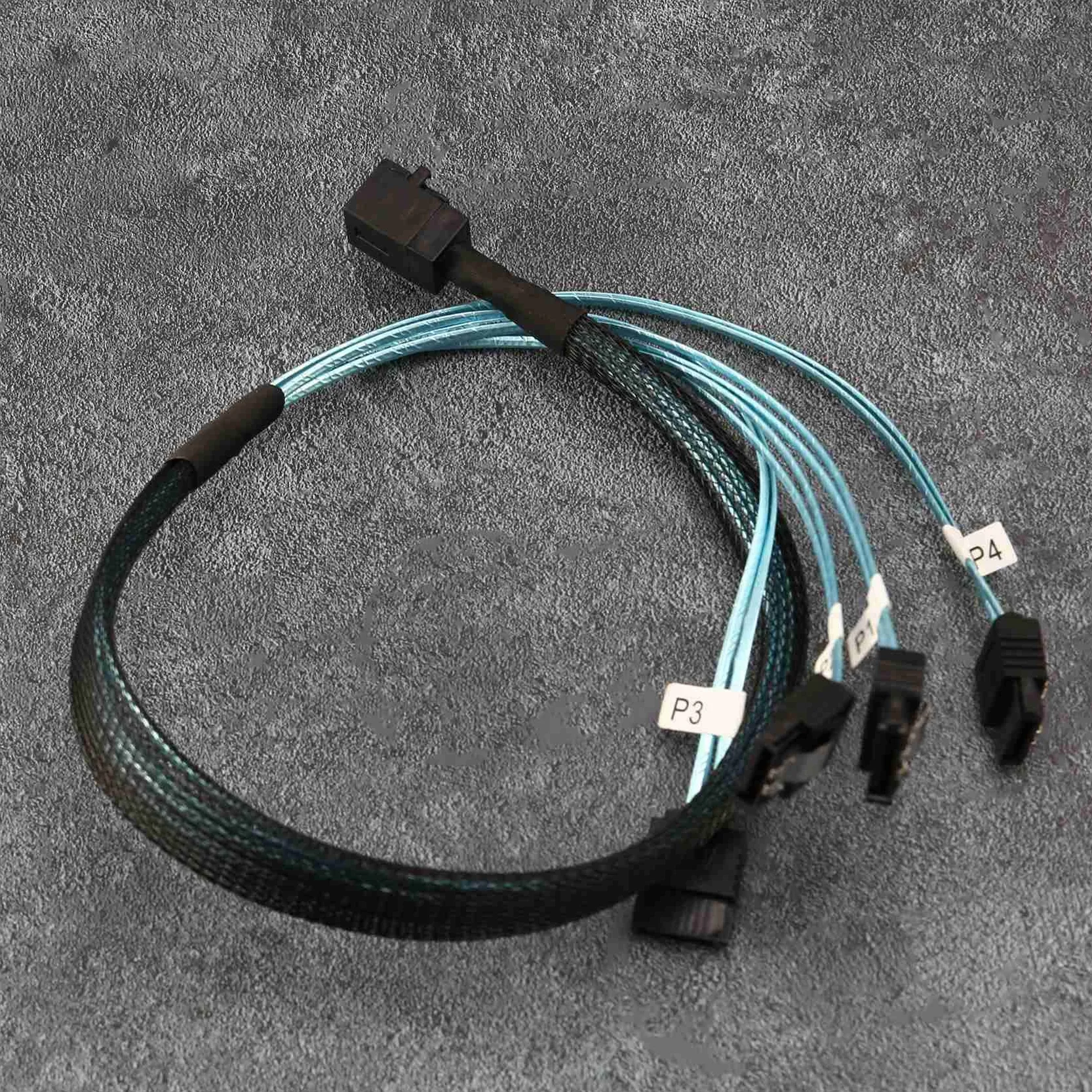WewnęTrzny Kabel Mini SAS do, SFF-8643 do Forward Breakout Kompatybilny z Dyskiem Twardym Kontrolera (1,6 Stopy)
