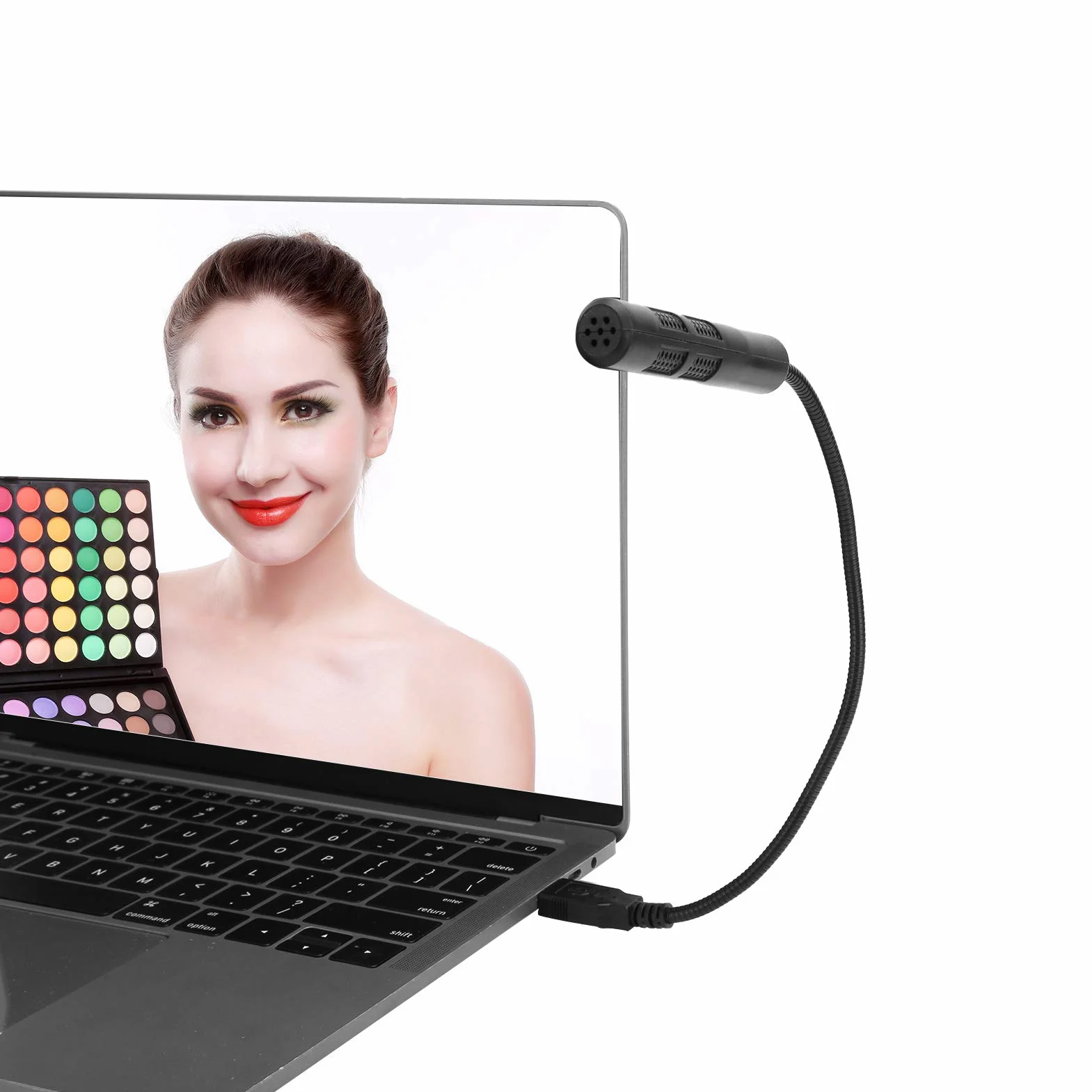 Mikrofon Komputerowy USB, Wielokierunkowy Mikrofon USB PC Typu Plug & Play, Mikrofon do Gier Biurowych do Transmisji na żywo, MSN, SKYPE, Wideokonferencja, śpiew, Nagrywanie(M-588)
