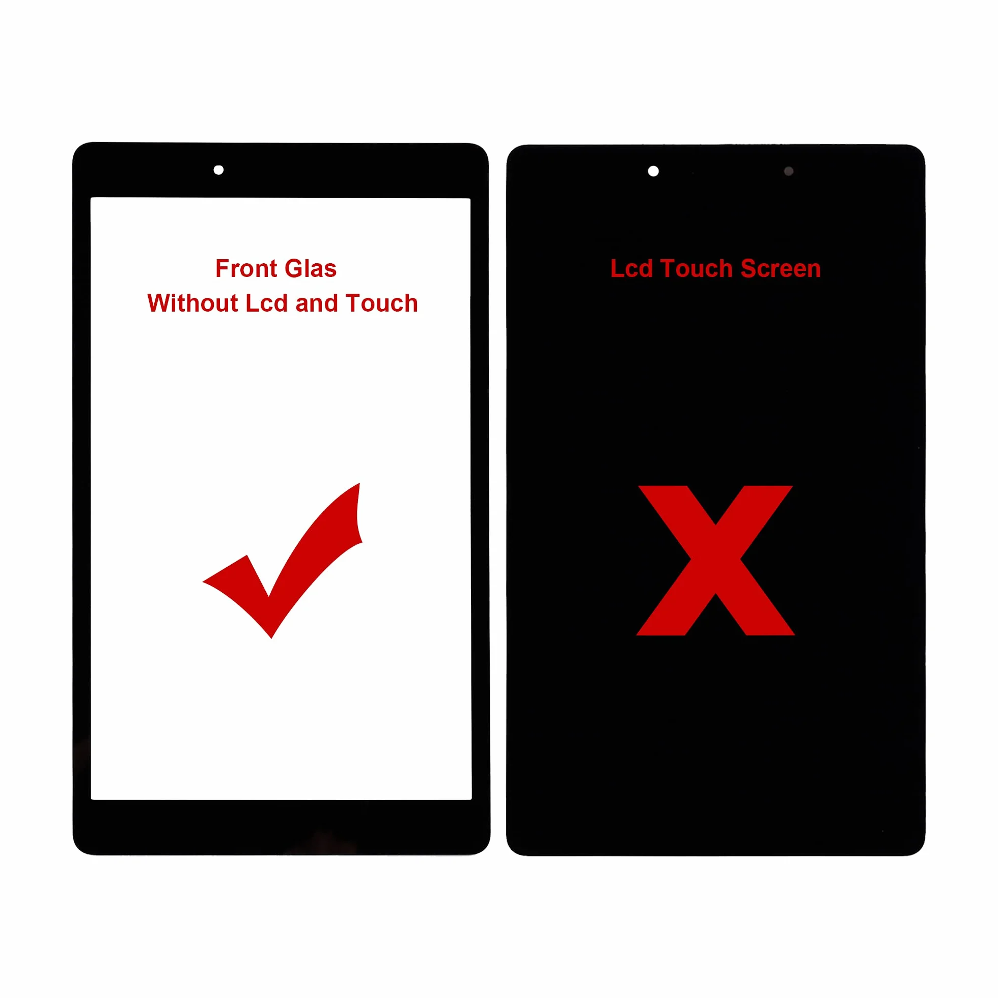 Duotipa Szybka naprawa szkła wyświetlacza kompatybilna z Samsung Galaxy Tab A 8.0 (2019), SM-T290, SM-T295, 8,0 cala + narzędzia (bez wyświetlacza i dotykowego digitizera)
